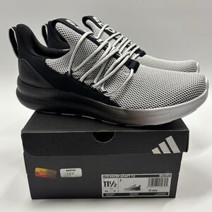 NWT Men’s Black & White Adidas Lite Racer Adapt 7.0 Slip On Running Shoe Sz 11.5